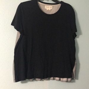 Kate spade ruffle back shirt